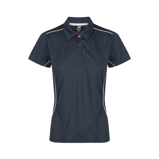 Hunters Hill Womens Polos Navy White